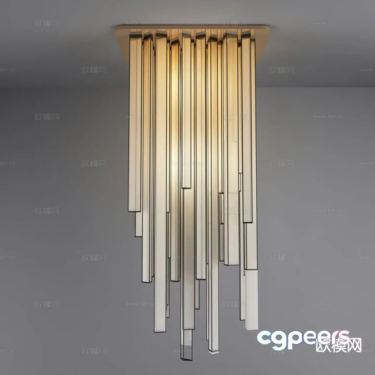 Creative chandelier art chandelier 3d model