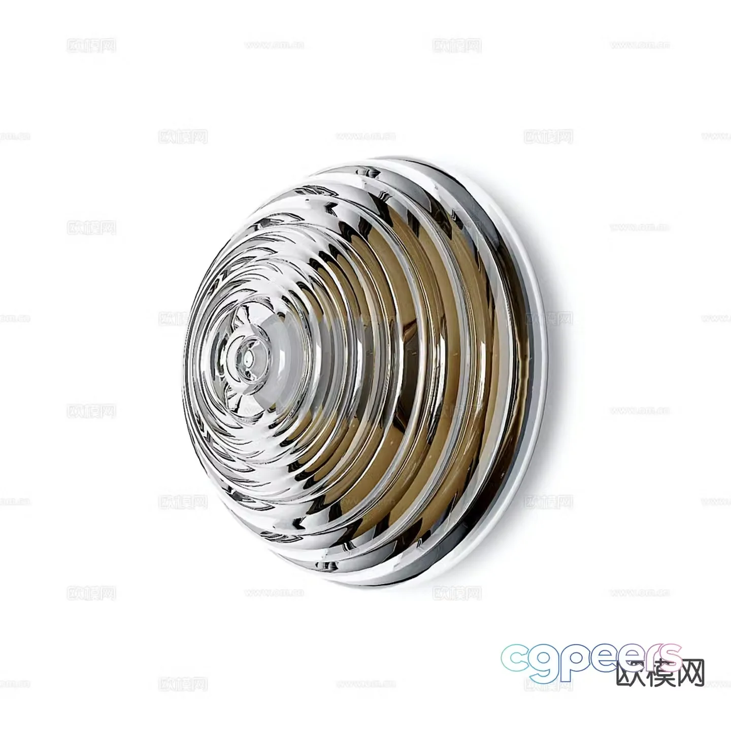 Modern glass wall light 3d model