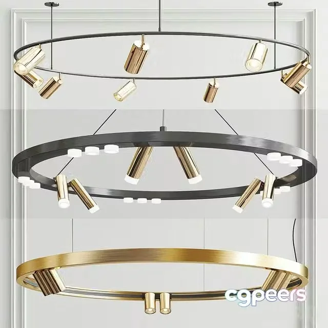 3ds Max Free – Brand Odeon Superloop Chandelier – 3 type
