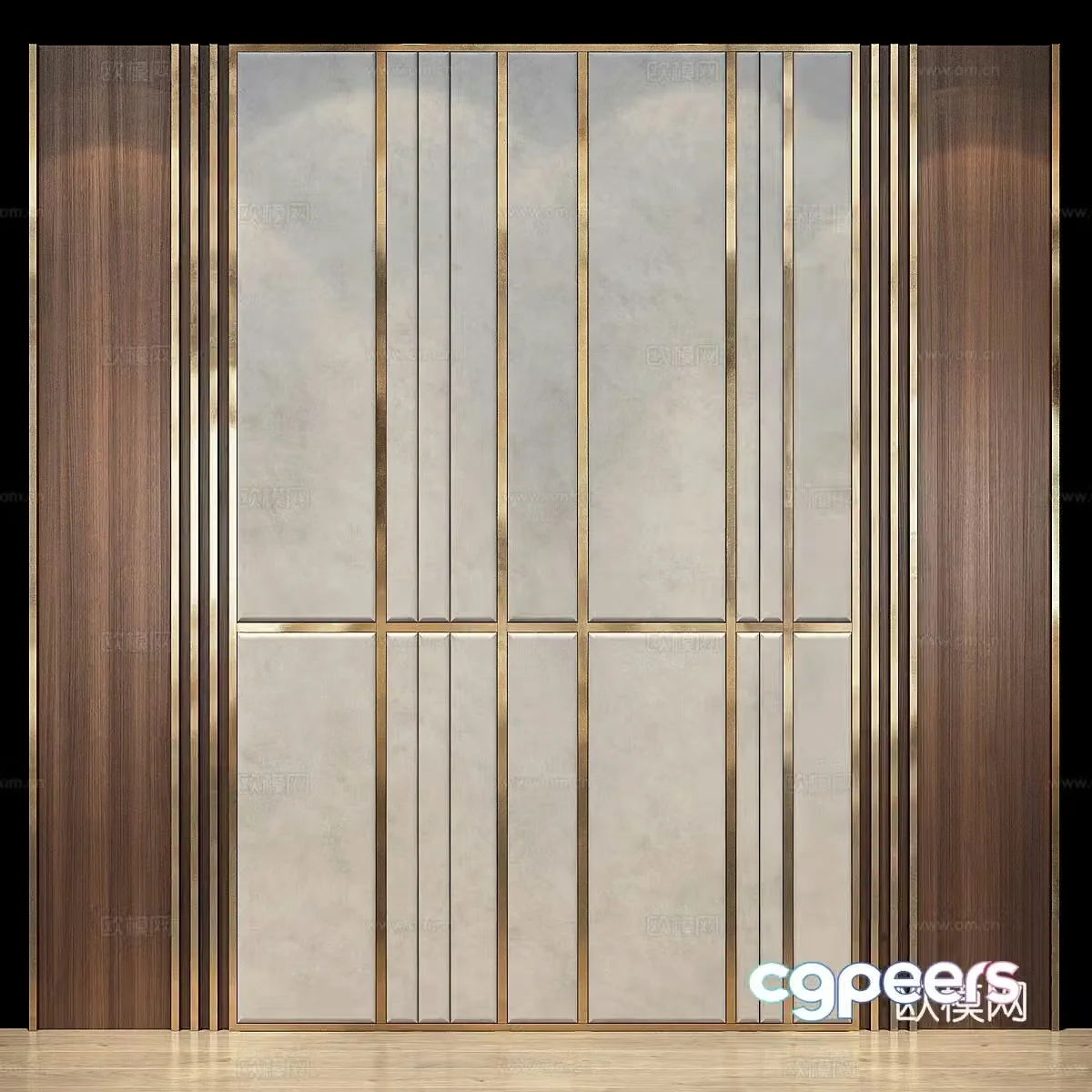 Background wall 3d model
