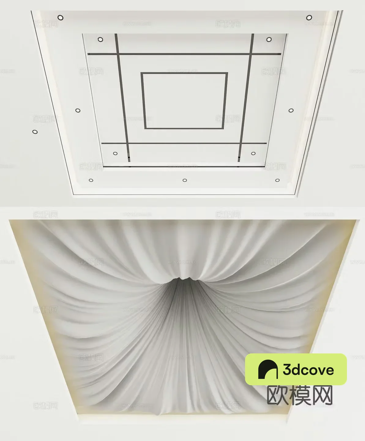 Modern ceiling