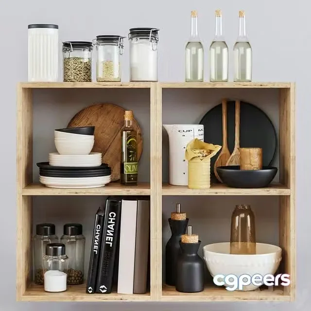 3ds Max Free – Kitchen Decorative set 052