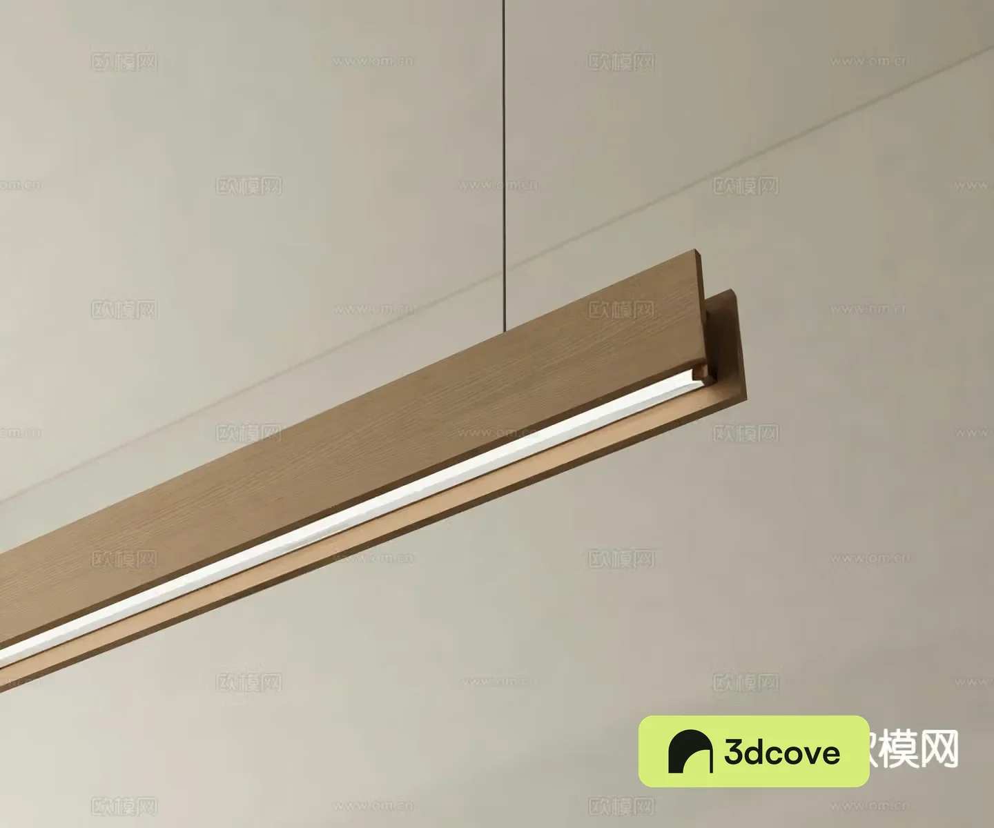 Modern long chandelier strip chandelier