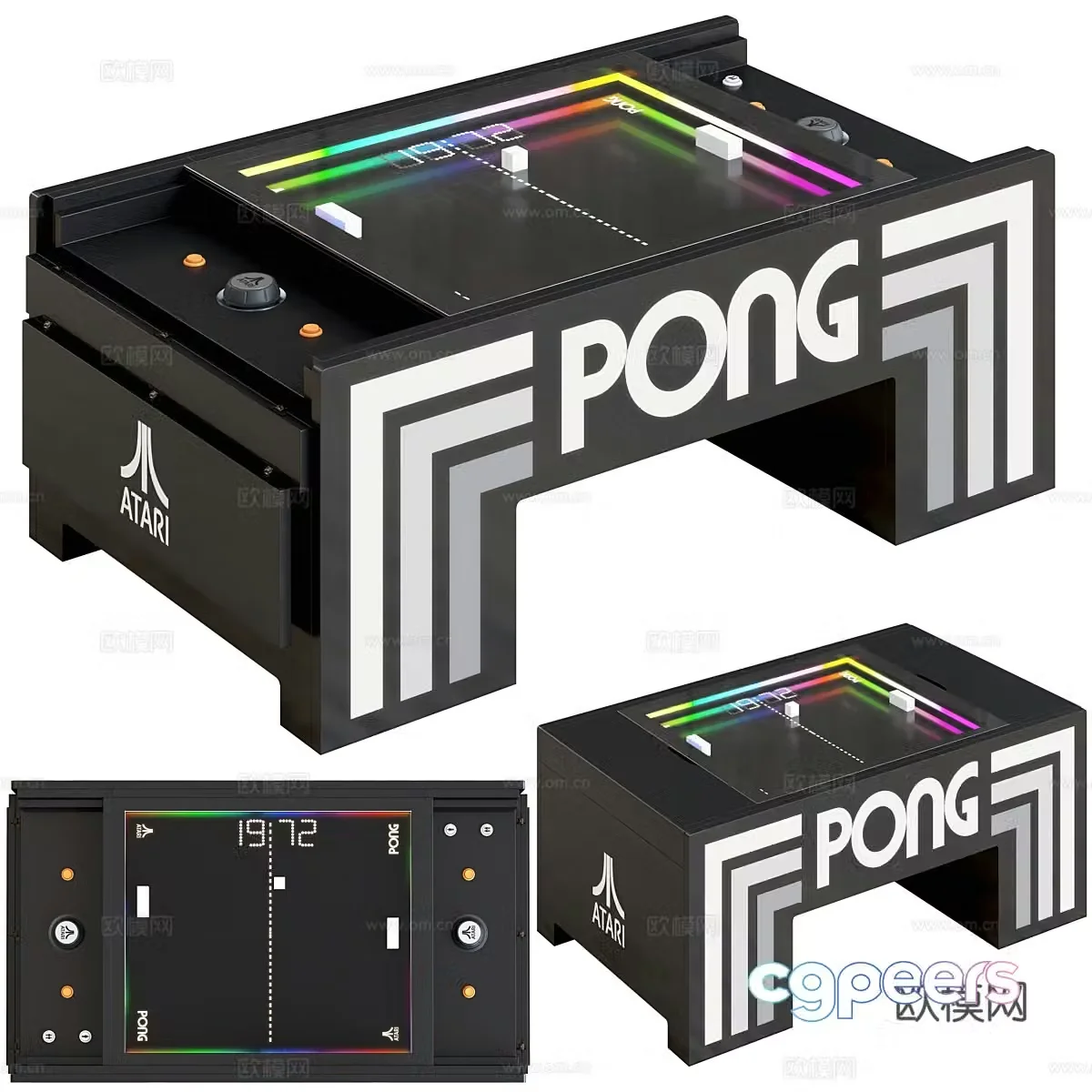 Trendy toy game console 3d model