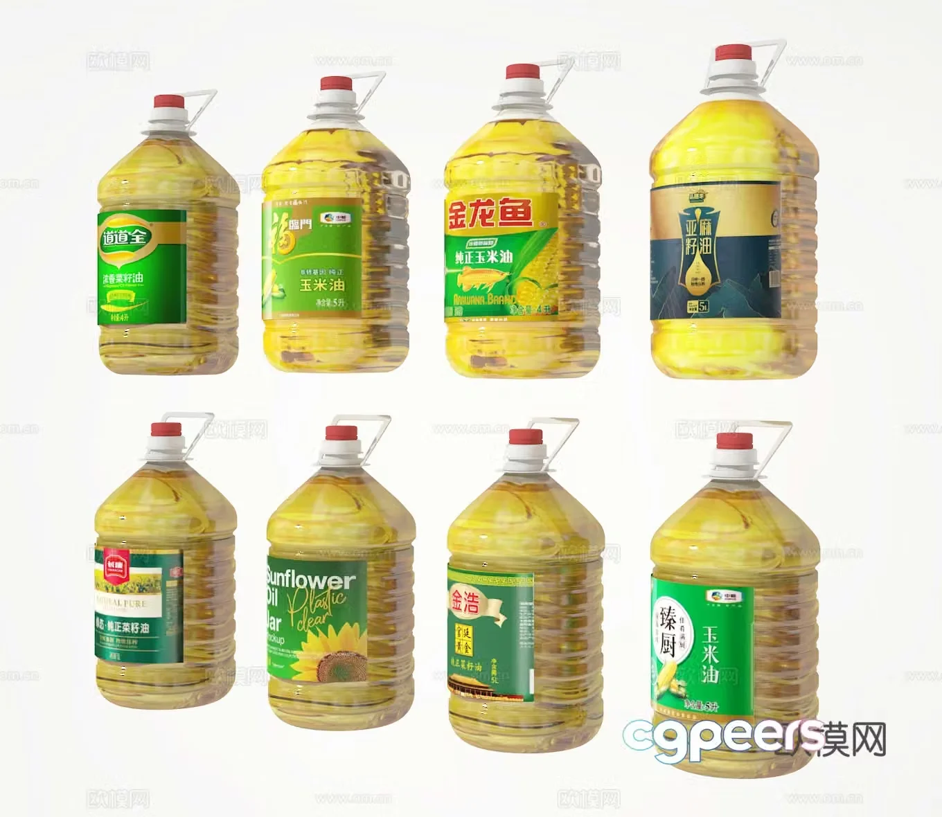 Oil 3d model