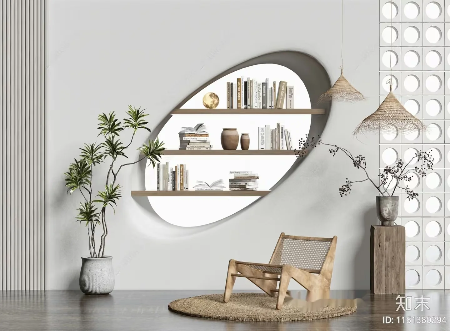 Cozy Modern Living Room 3D Model – 13220 – VRAY Render