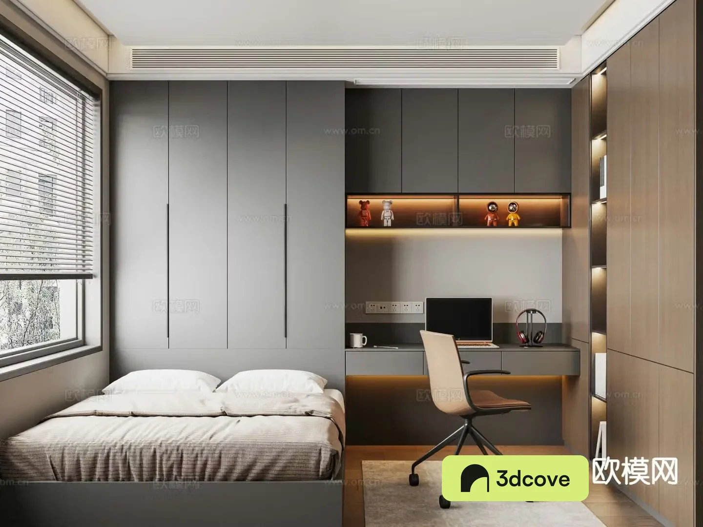 Italian tatami bedroom