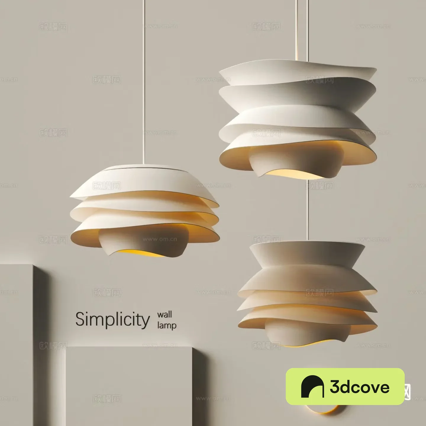 Cream style chandelier art lamp
