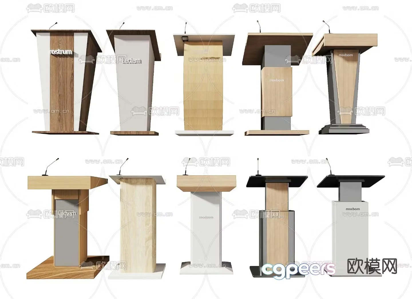 podium 3d model