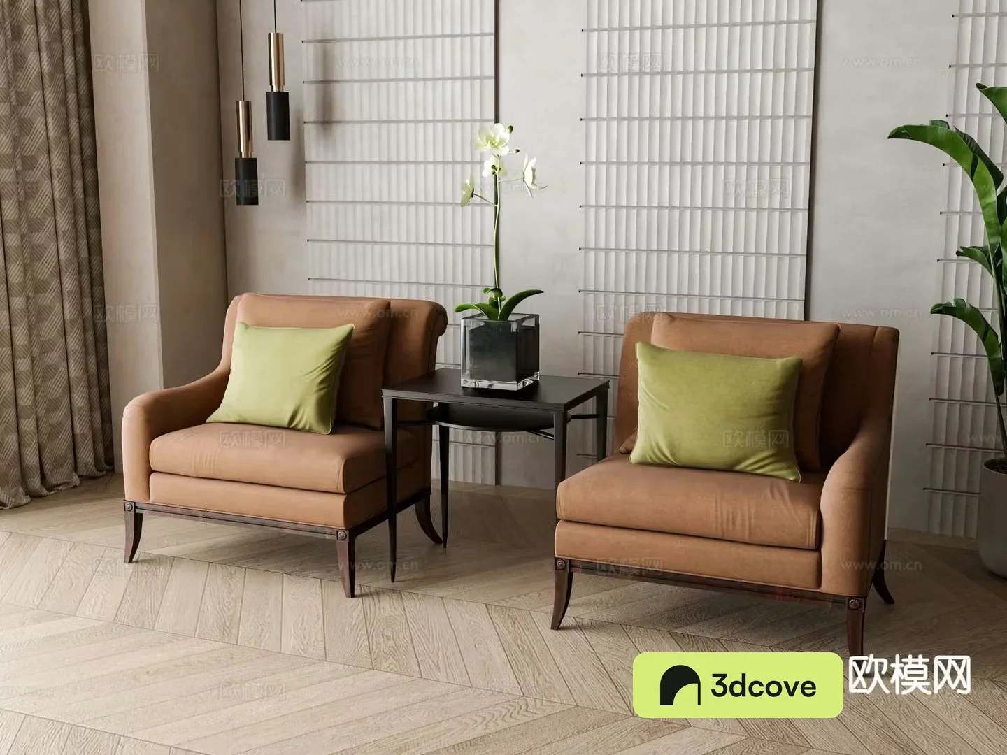 New Chinese style leisure chair sofa chair