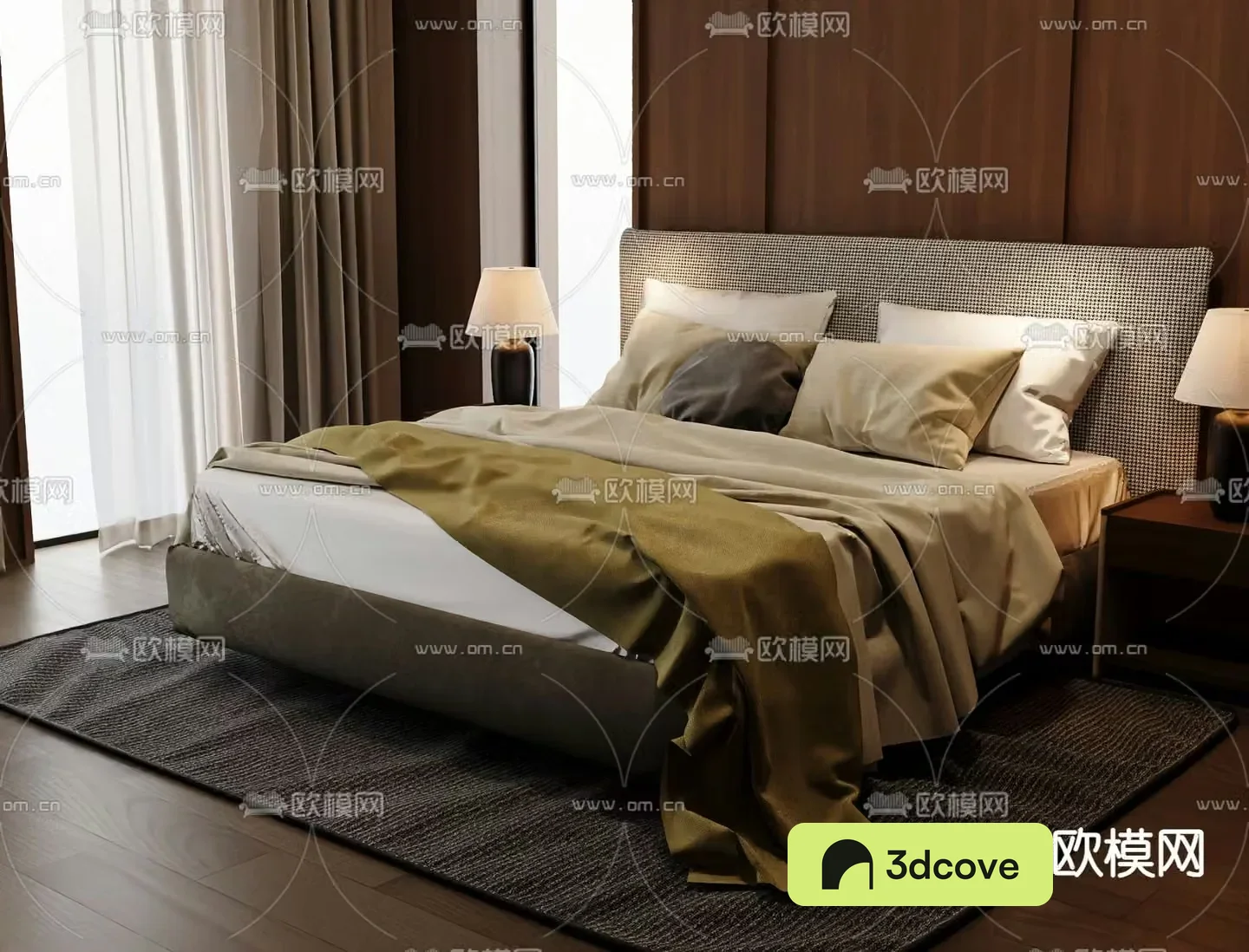 Italian double bed
