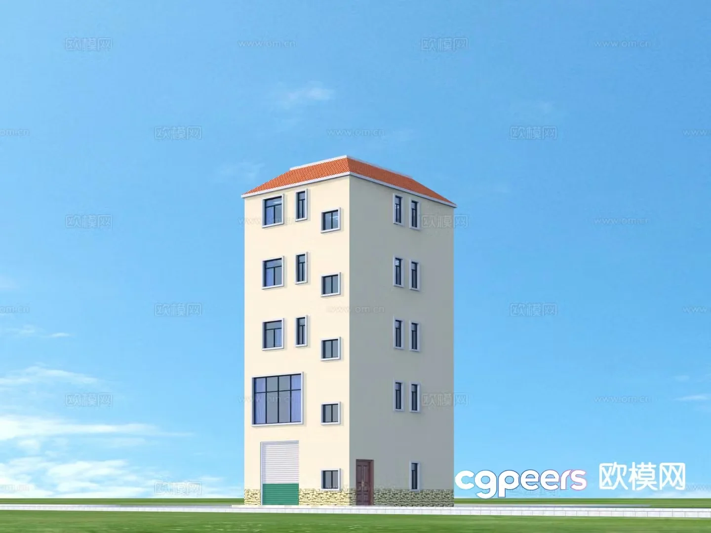 Private house private house residential building exterior 3D model