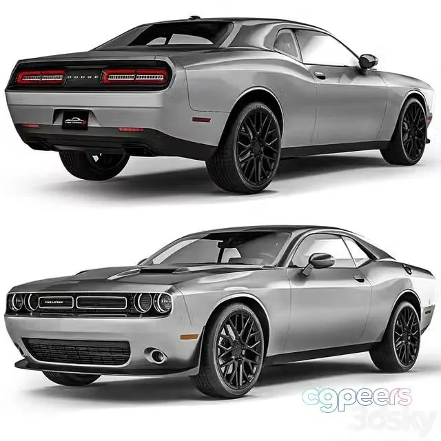 3ds Max Free – 2015 Dodge Challenger SXT