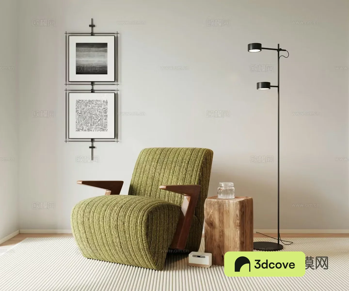 Medieval style single sofa