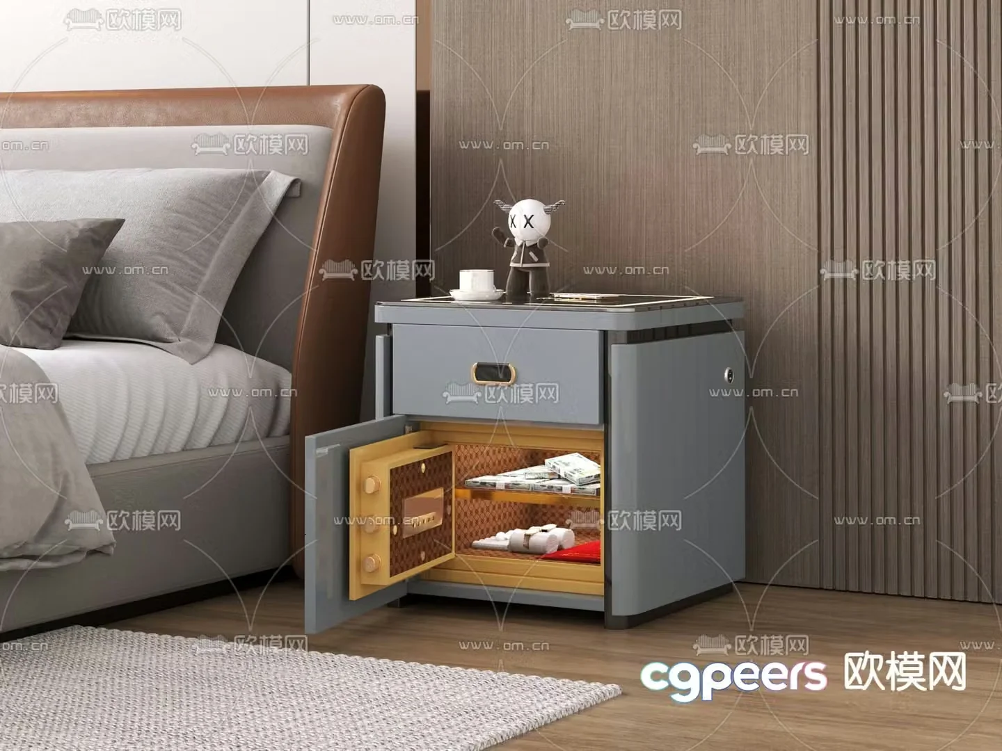 safe lockbox safe 3d model