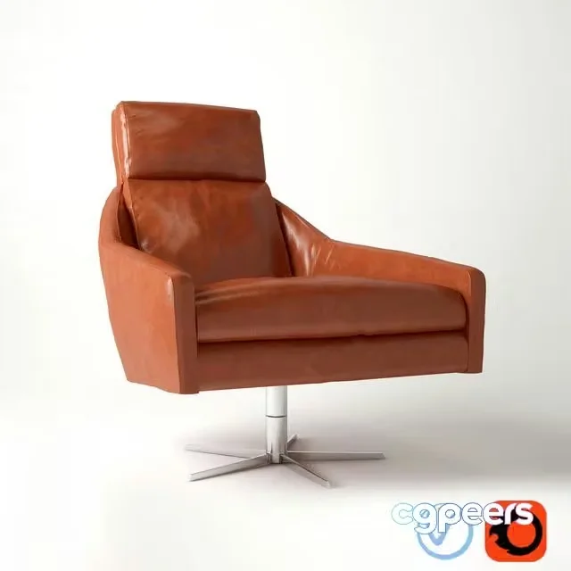 3ds Max Free – Austin Leather Swivel Armchair