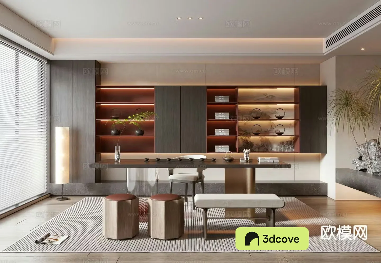 New Chinese tea room