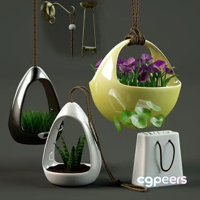 3ds Max Free – 3 pots