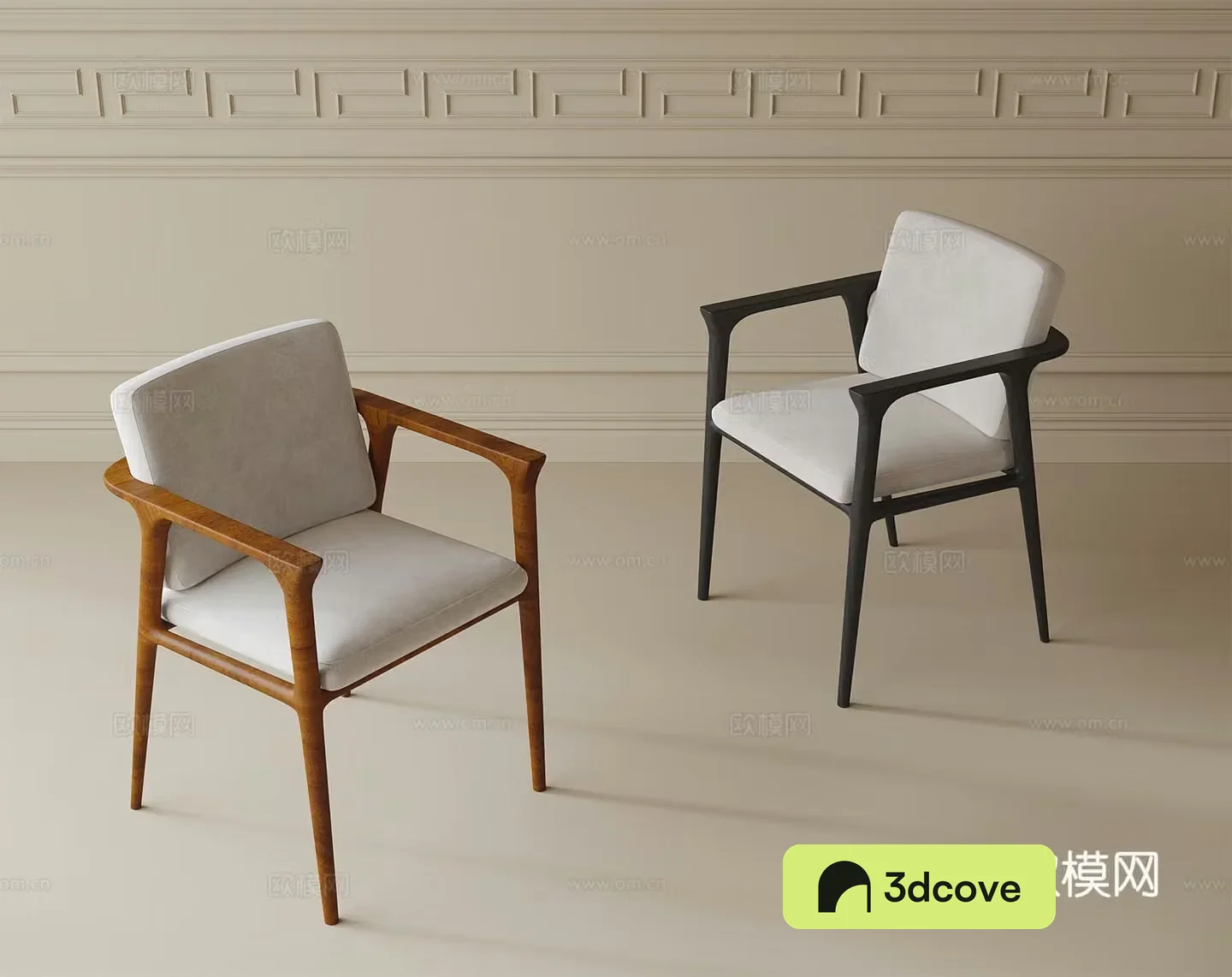 Modern single chair dining chair book chair tea chair