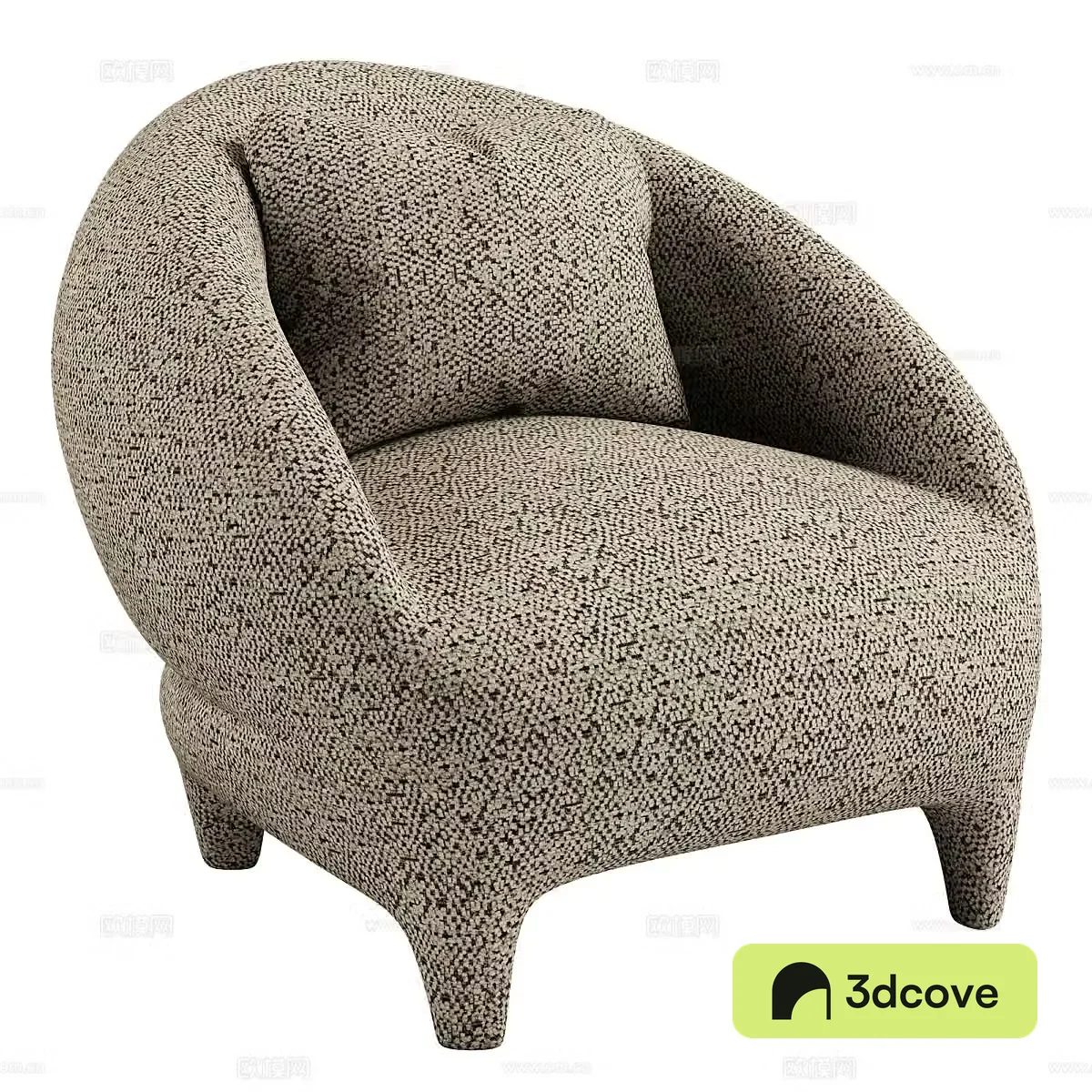 Modern single sofa