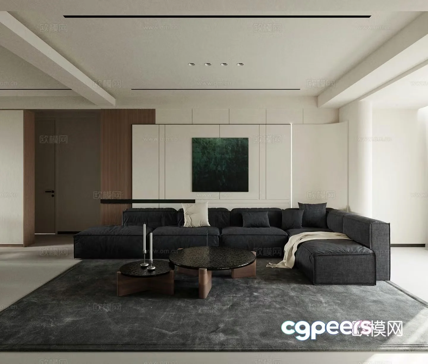 Italian living room 3d model