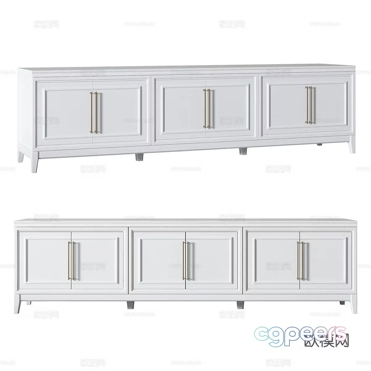 Modern TV cabinet 3d model