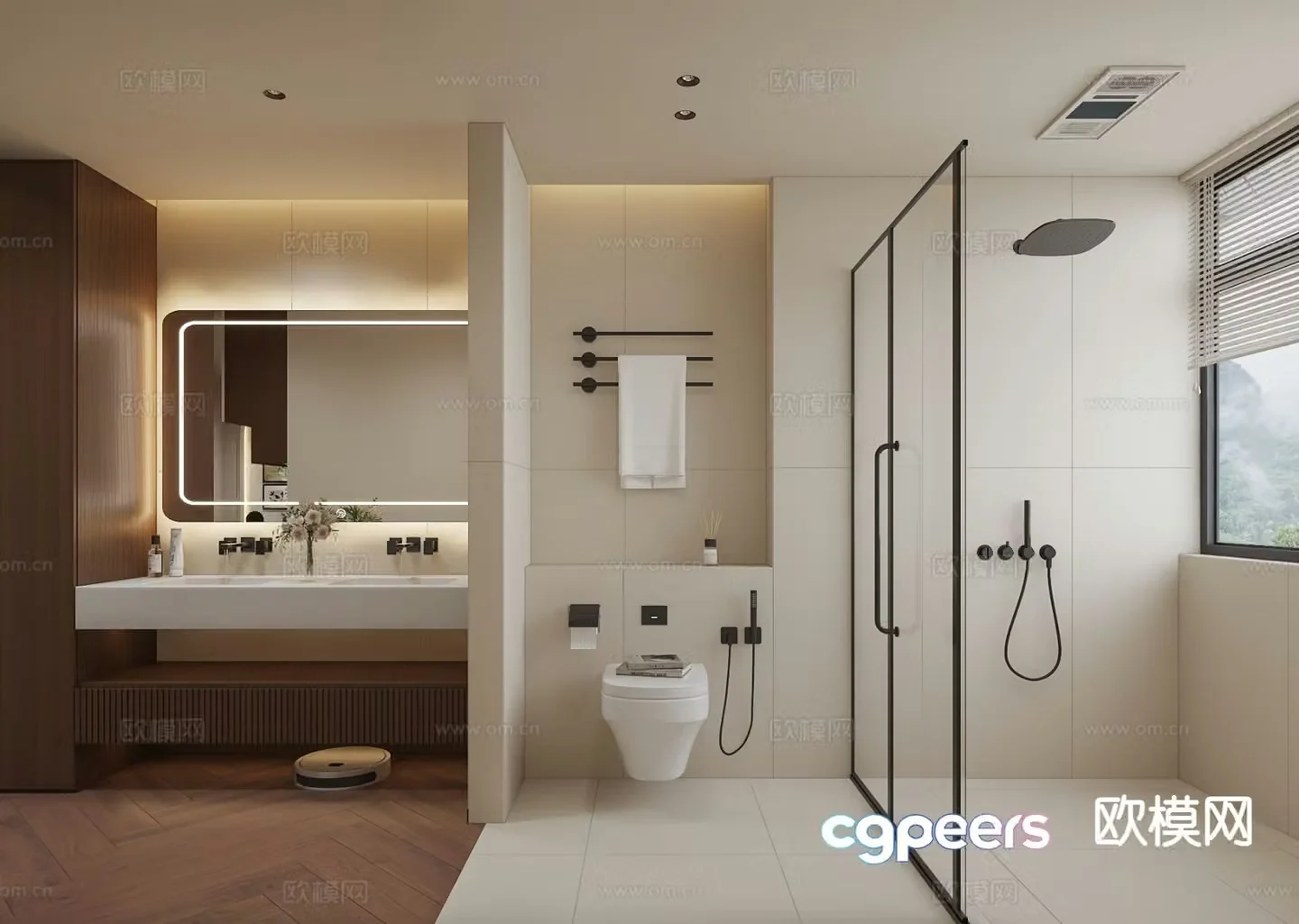 Medieval style bathroom bathroom toilet 3d model
