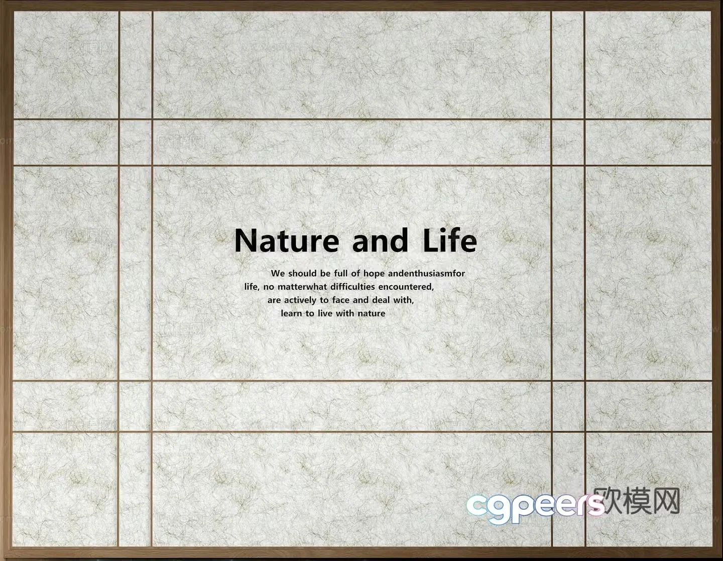 Modern background wall DuPont paper background wall DuPont paper partition DuPont paper image wall 3d model