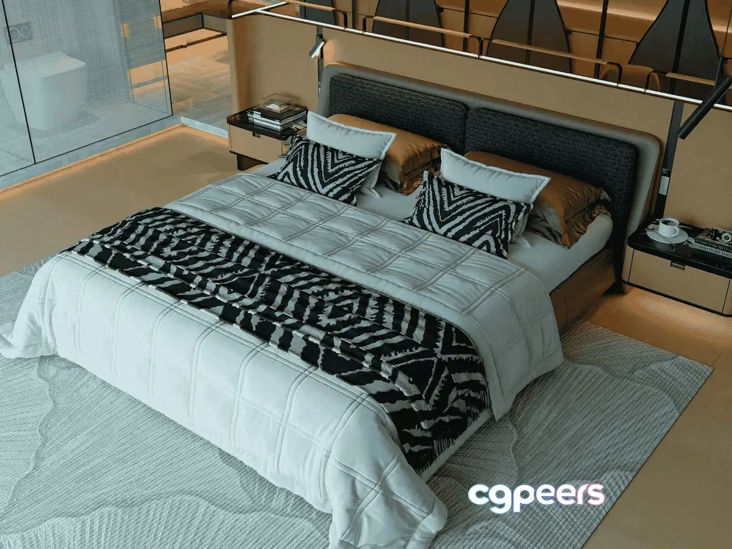 Cozy Bedroom 3D Model – 14762 – VRAY Render