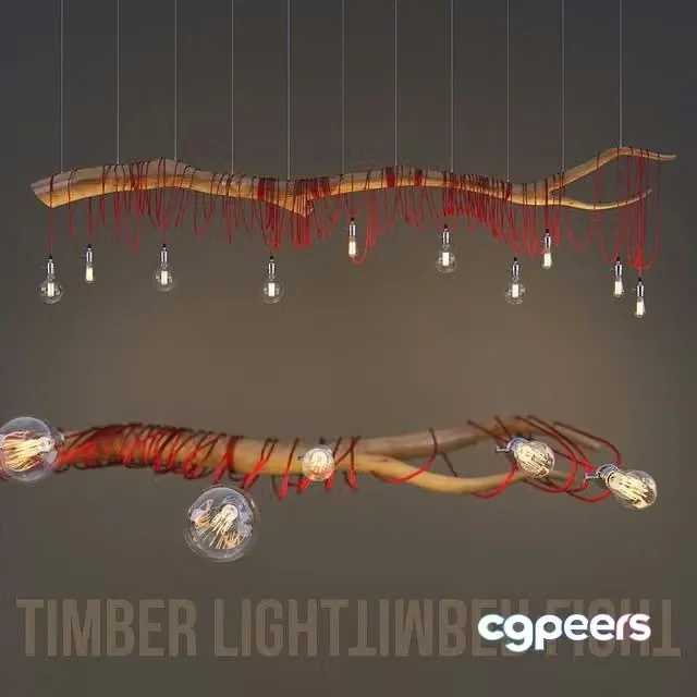 3ds Max Free – Lamp on a log