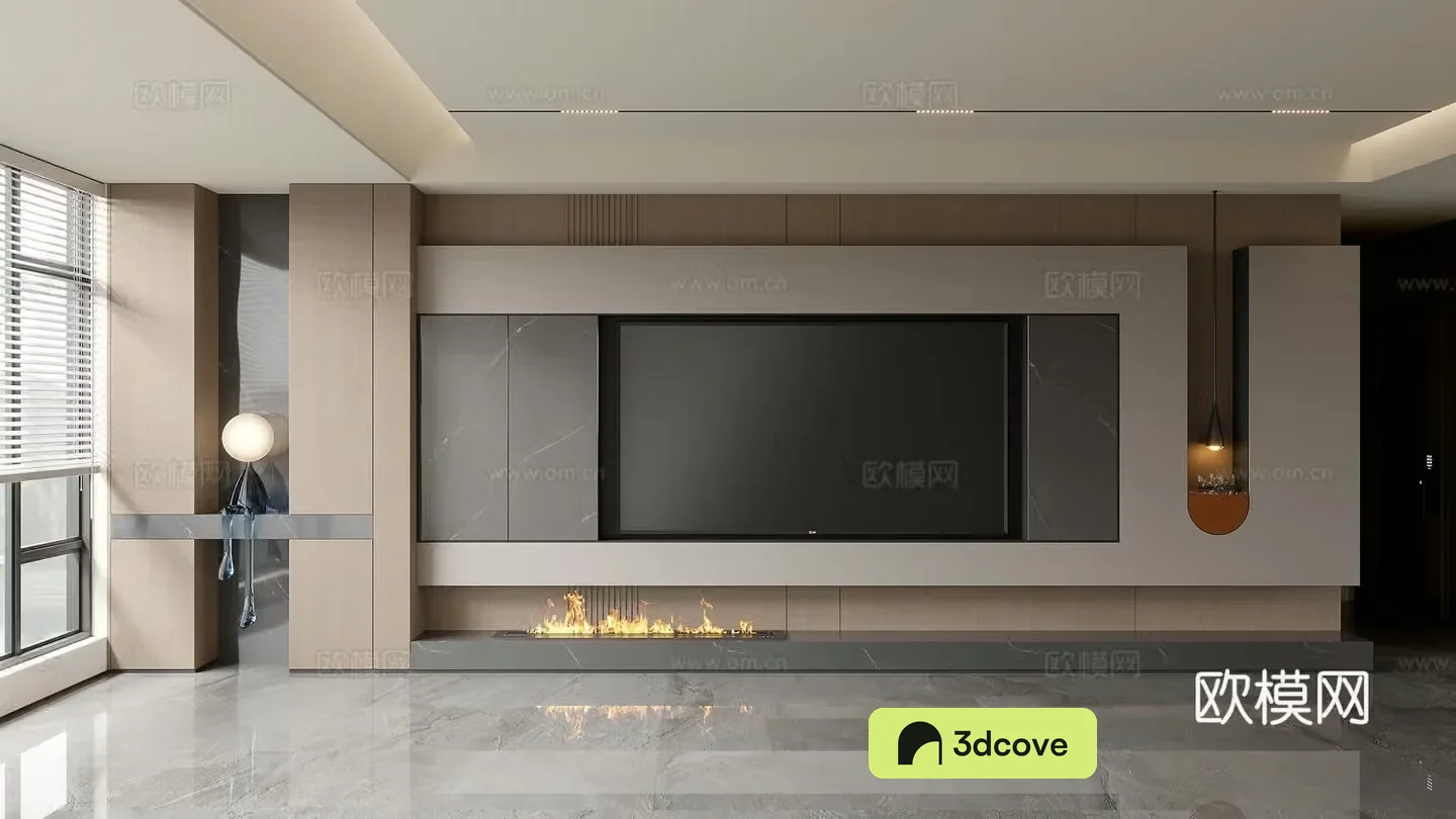 Modern TV background