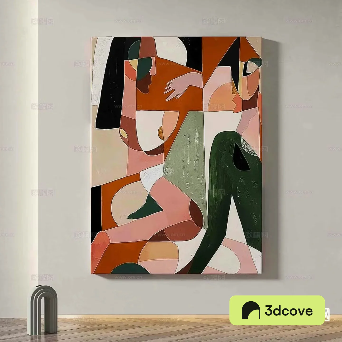 Nordic hanging painting abstract hanging painting decorative painting
