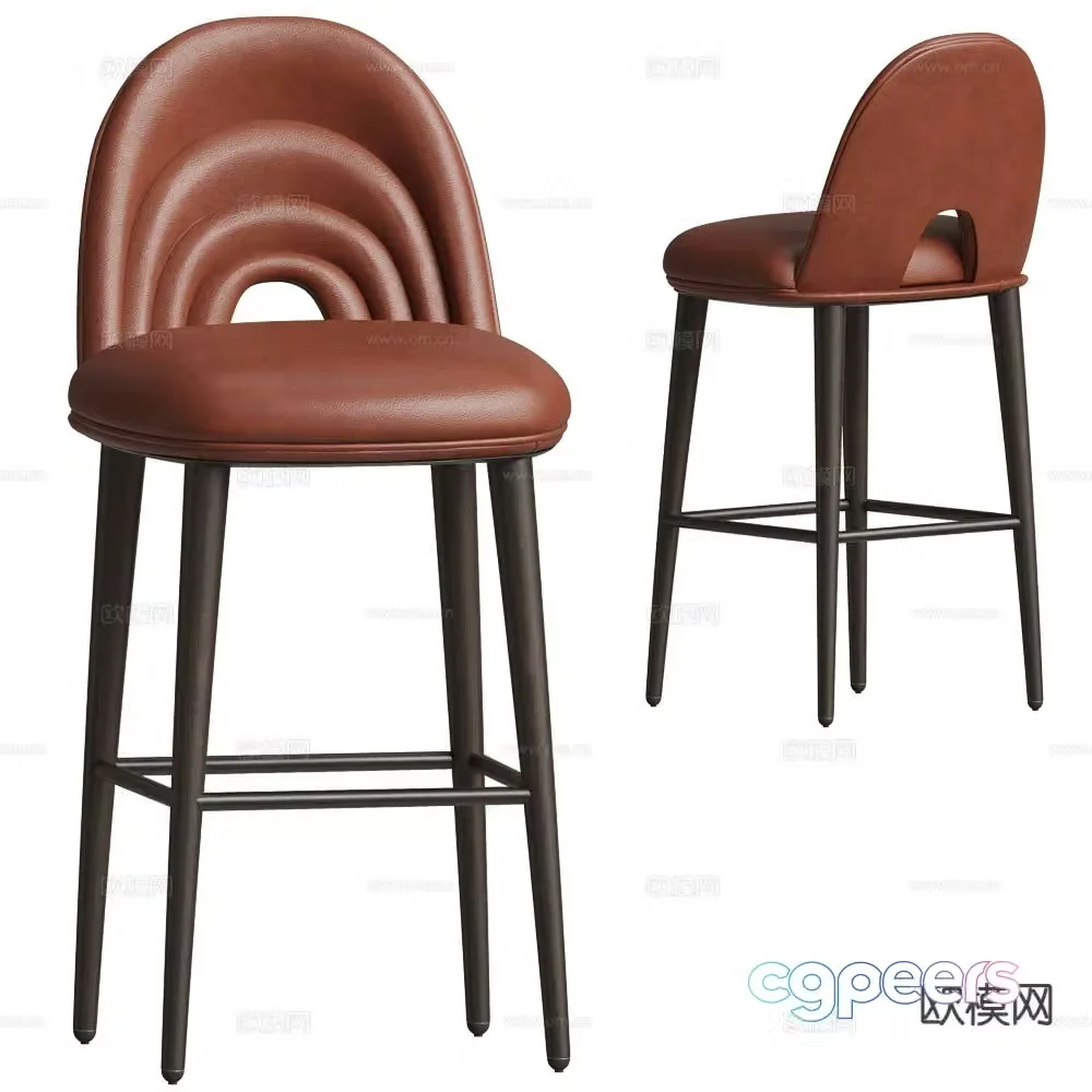Paolo Castelli bar stool bar stool 3d model