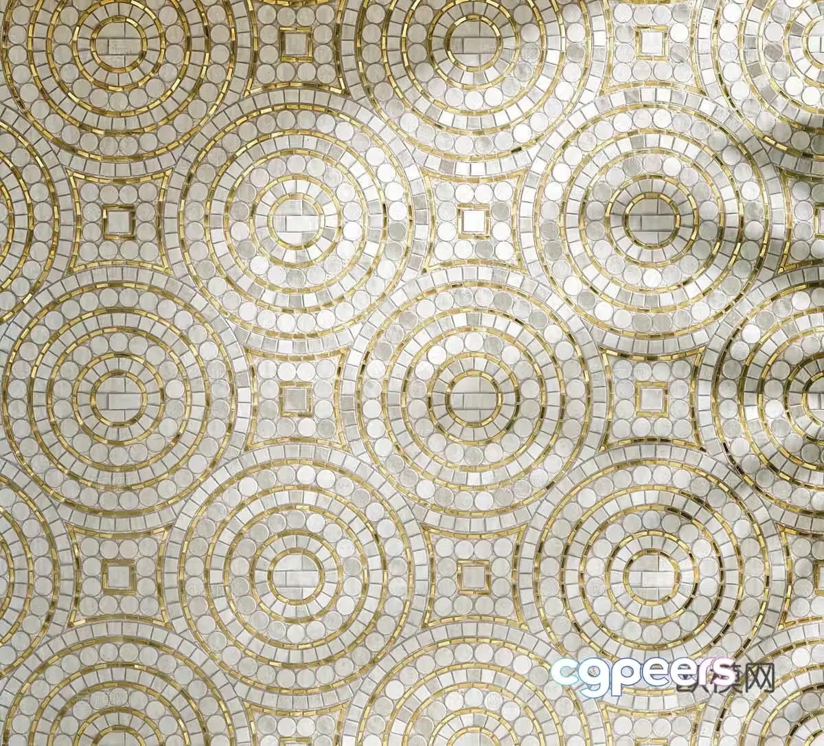Foreign seamless marble floor parquet stone handmade ceramic tiles handmade mosaic tiles 3d model