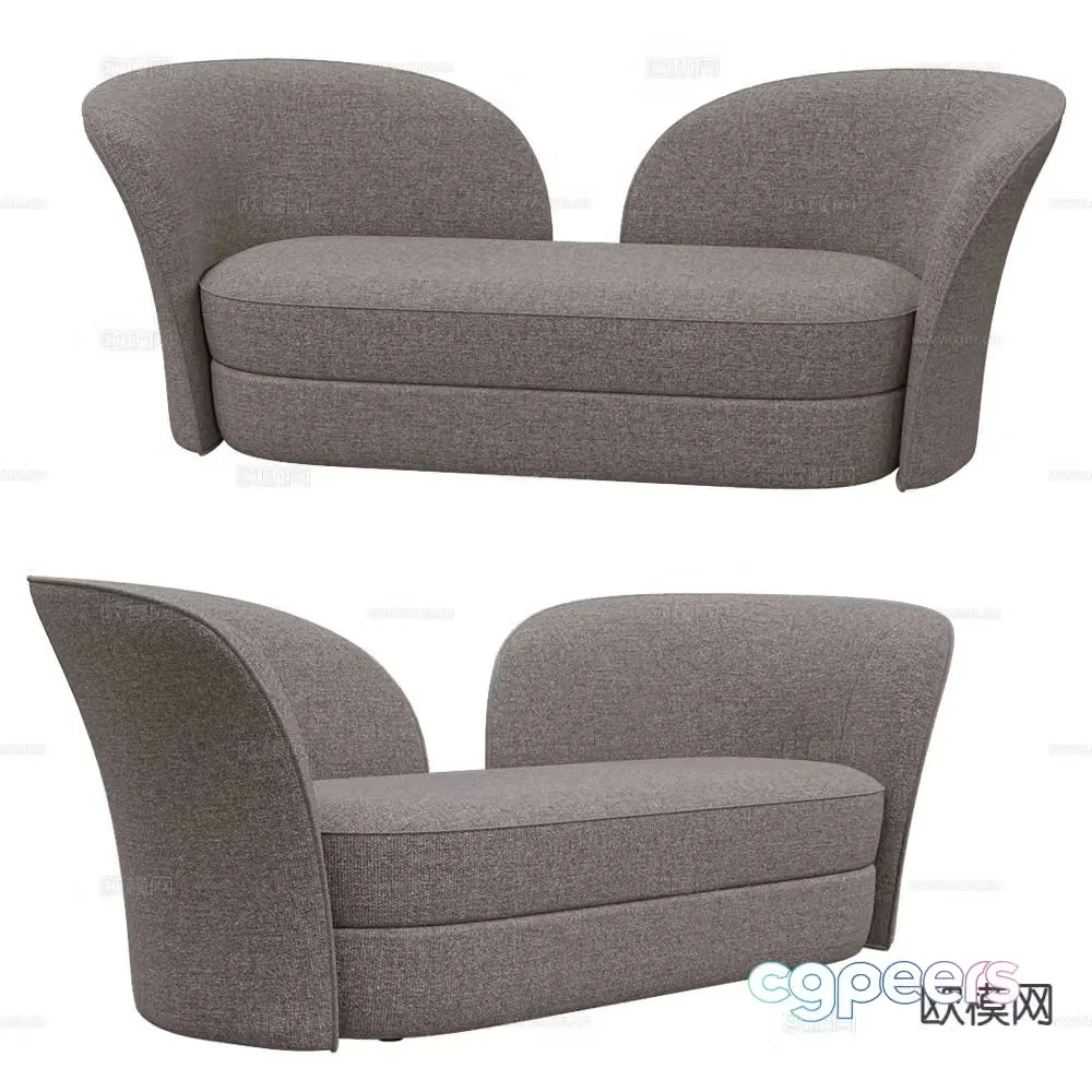 Moooi loveseat 3d model