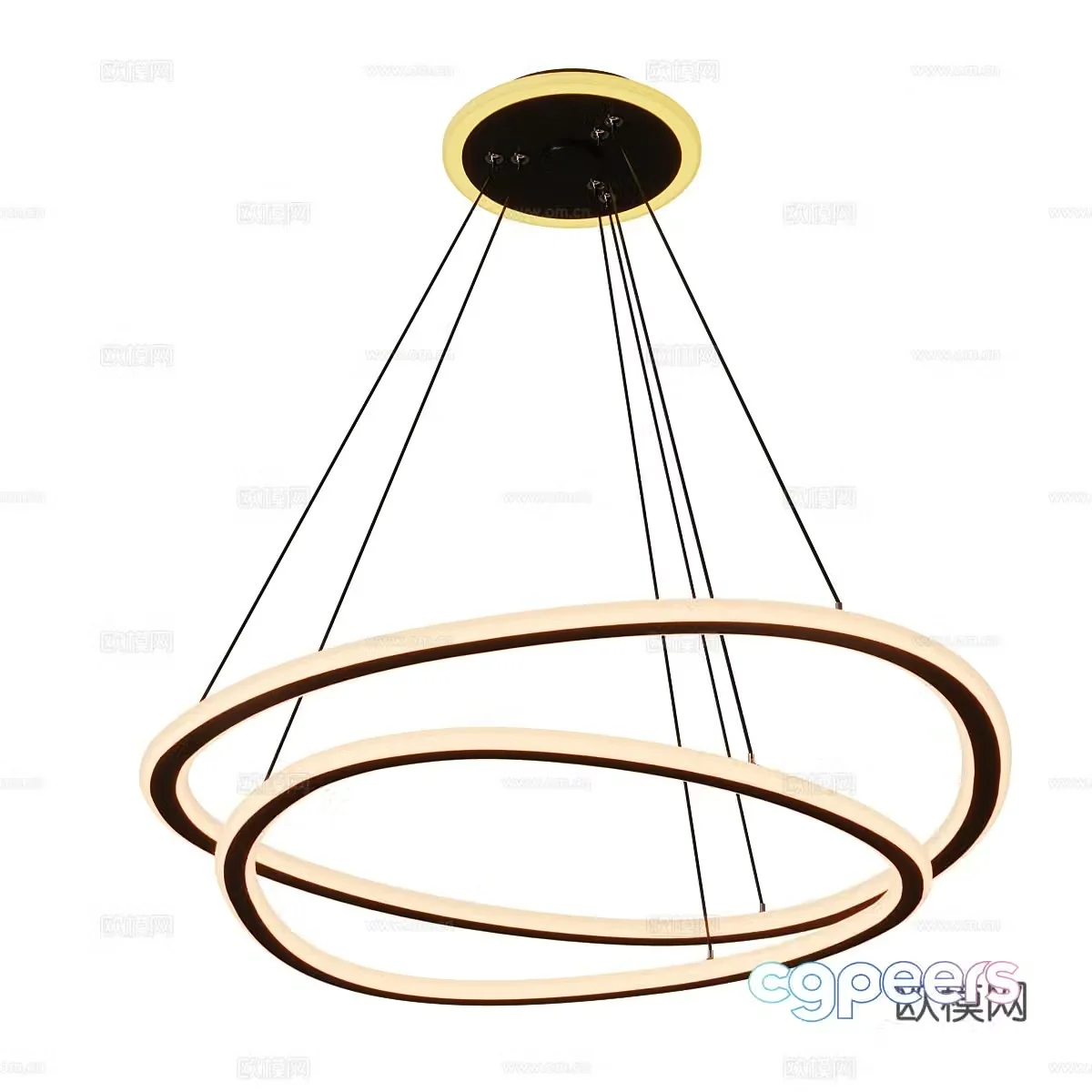 Modern simple chandeliers chandeliers simple chandeliers light luxury chandeliers dining chandeliers living room chandeliers 3D model