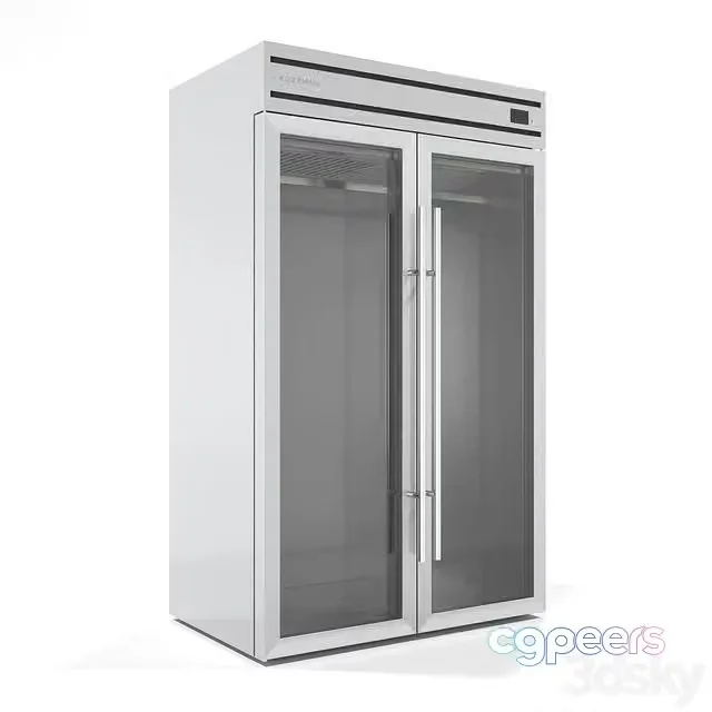 3ds Max Free – KUZZMAN CRISTAL 6 Refrigerator for fur and cashmere with glass doors