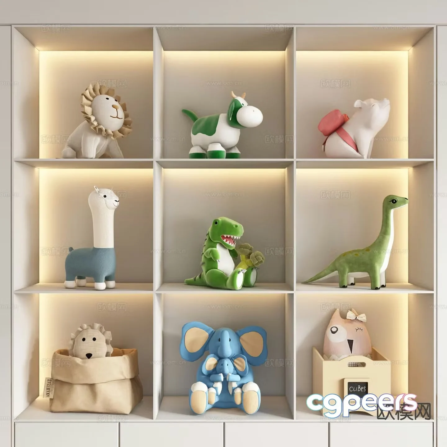 Children’s toys dolls plush doll 3d model