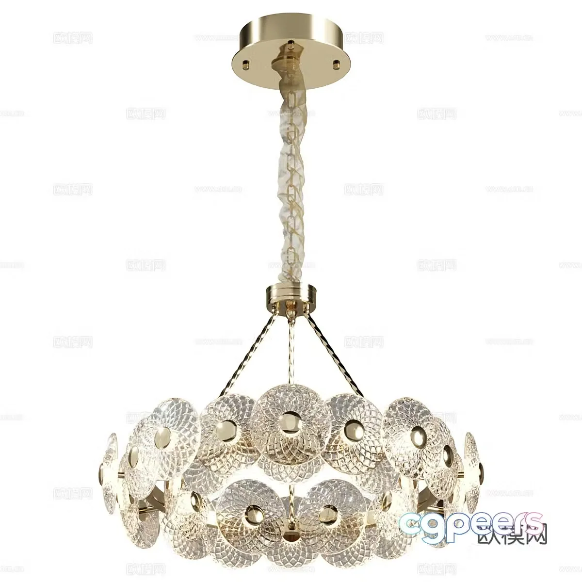Modern simple chandeliers chandeliers simple chandeliers dining chandeliers living room chandeliers lamps 3D model