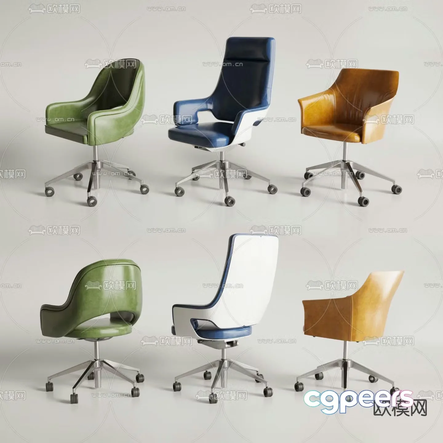 Office chair conference chair shift chair 3d model