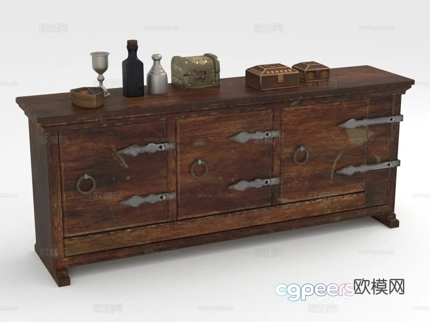 Wooden cabinet cabinet storage cabinet cabinet drawer cabinet cabinet 3d model