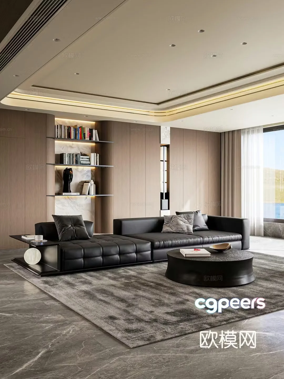 Italian living room 3d model