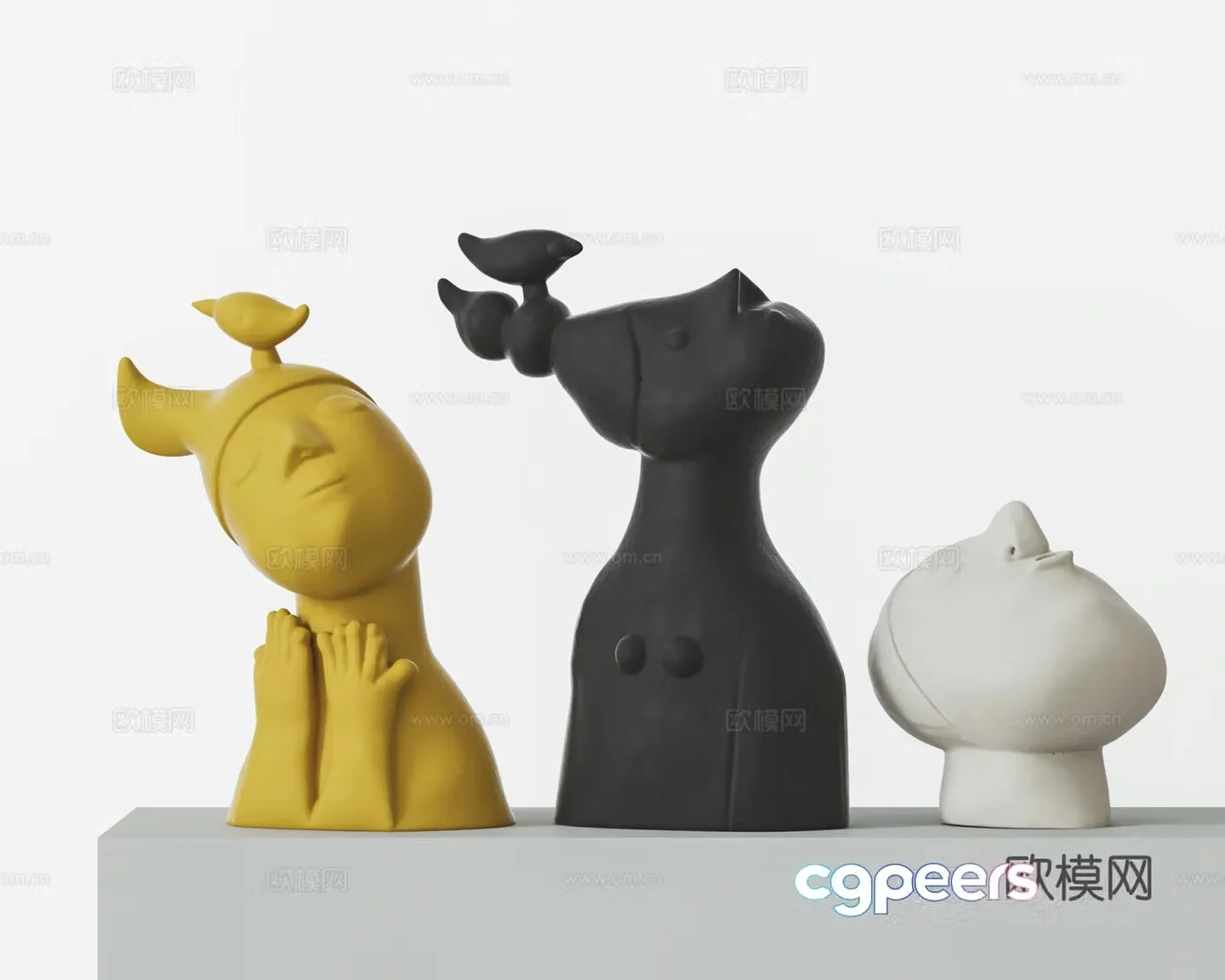 Modern sculpture 3d model