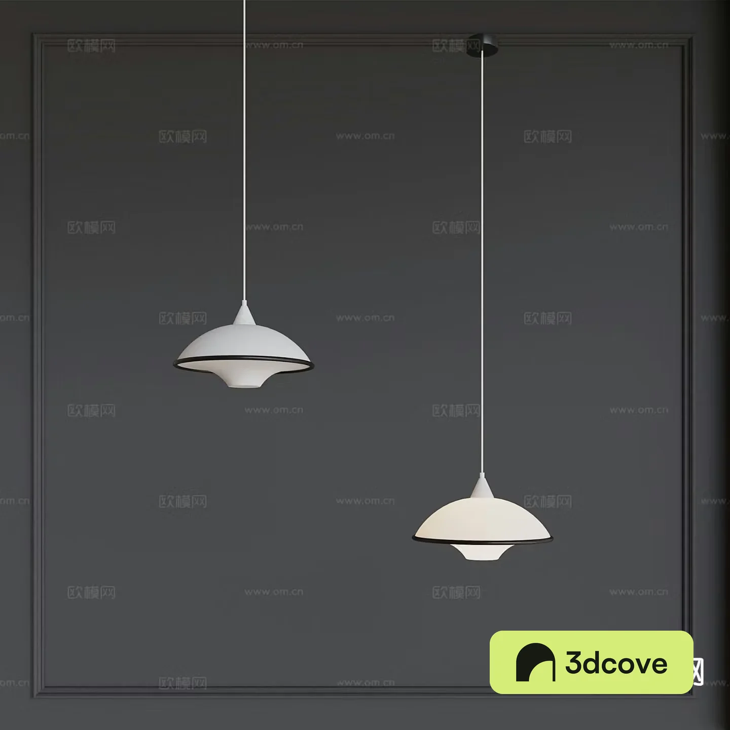 French flying saucer chandelier