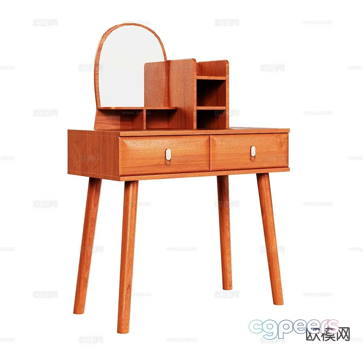 Nordic dressing table dressing table 3d model