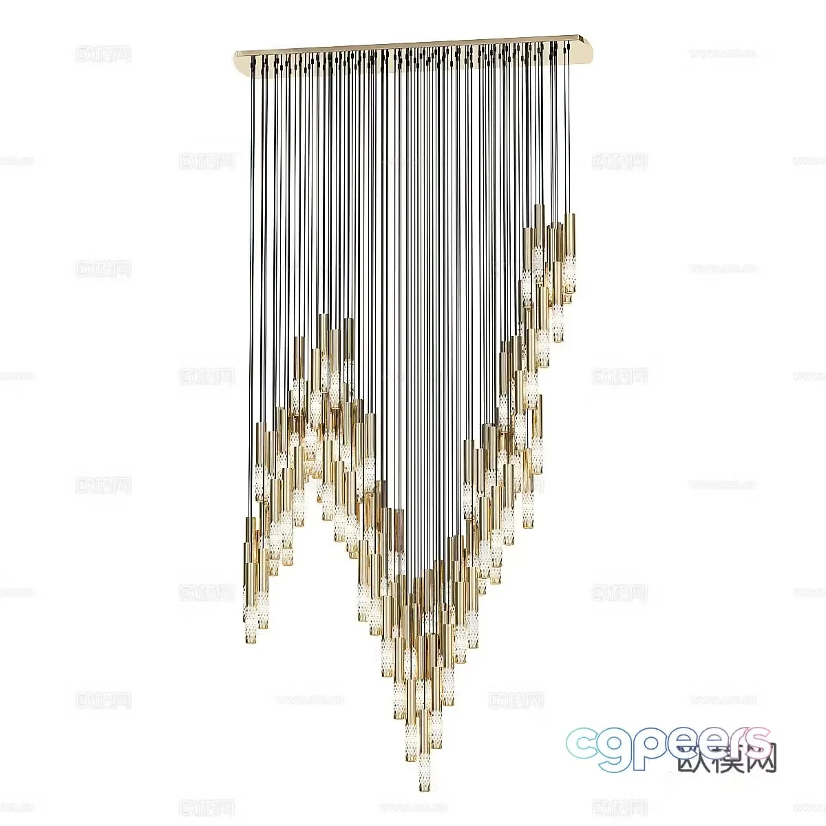 Crystal Chandelier 3d Model