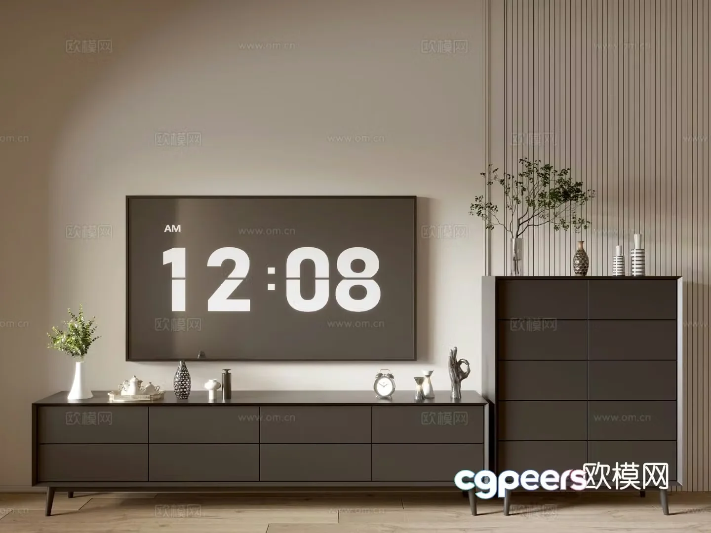 Modern TV cabinet 3d model