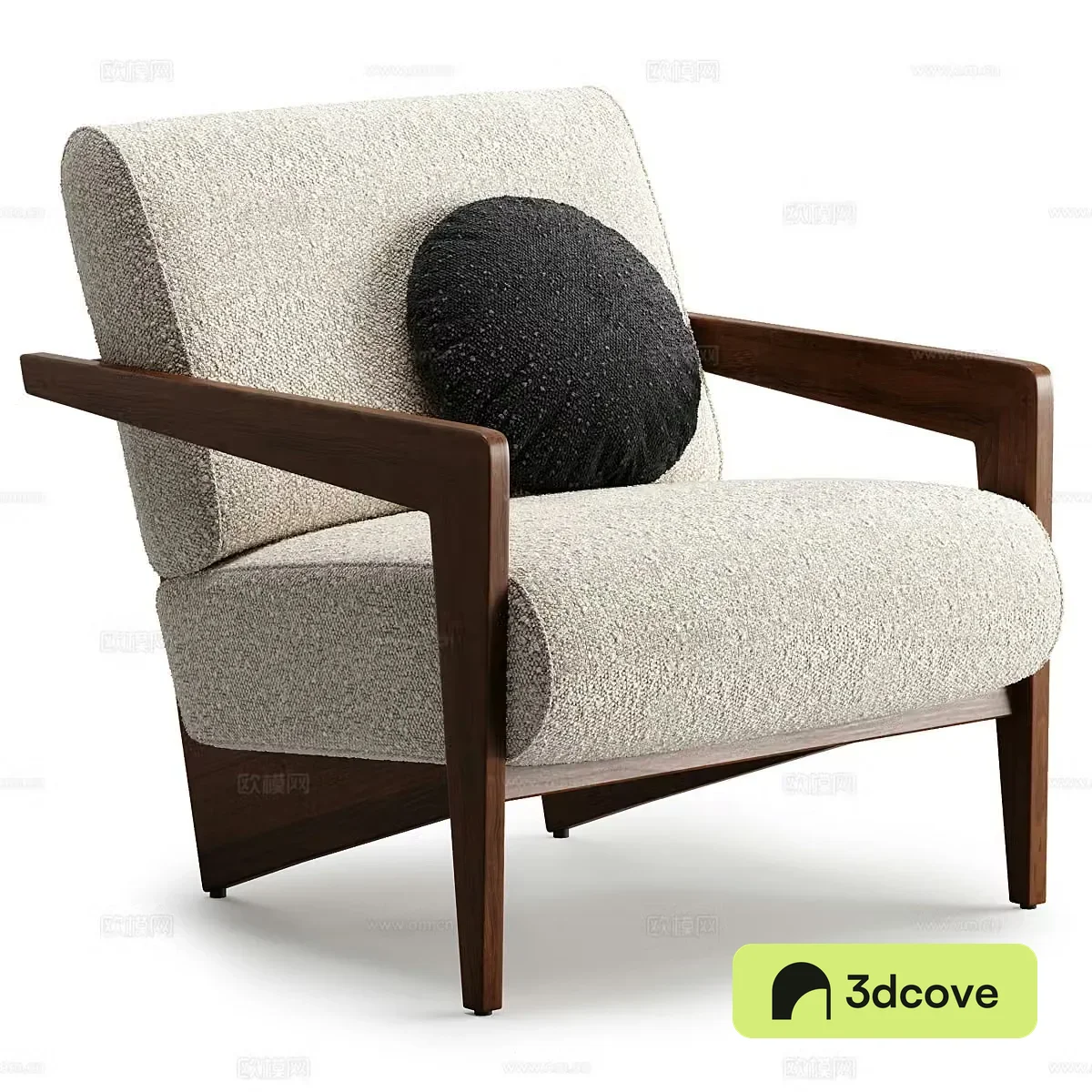 New Chinese style Izag armchair