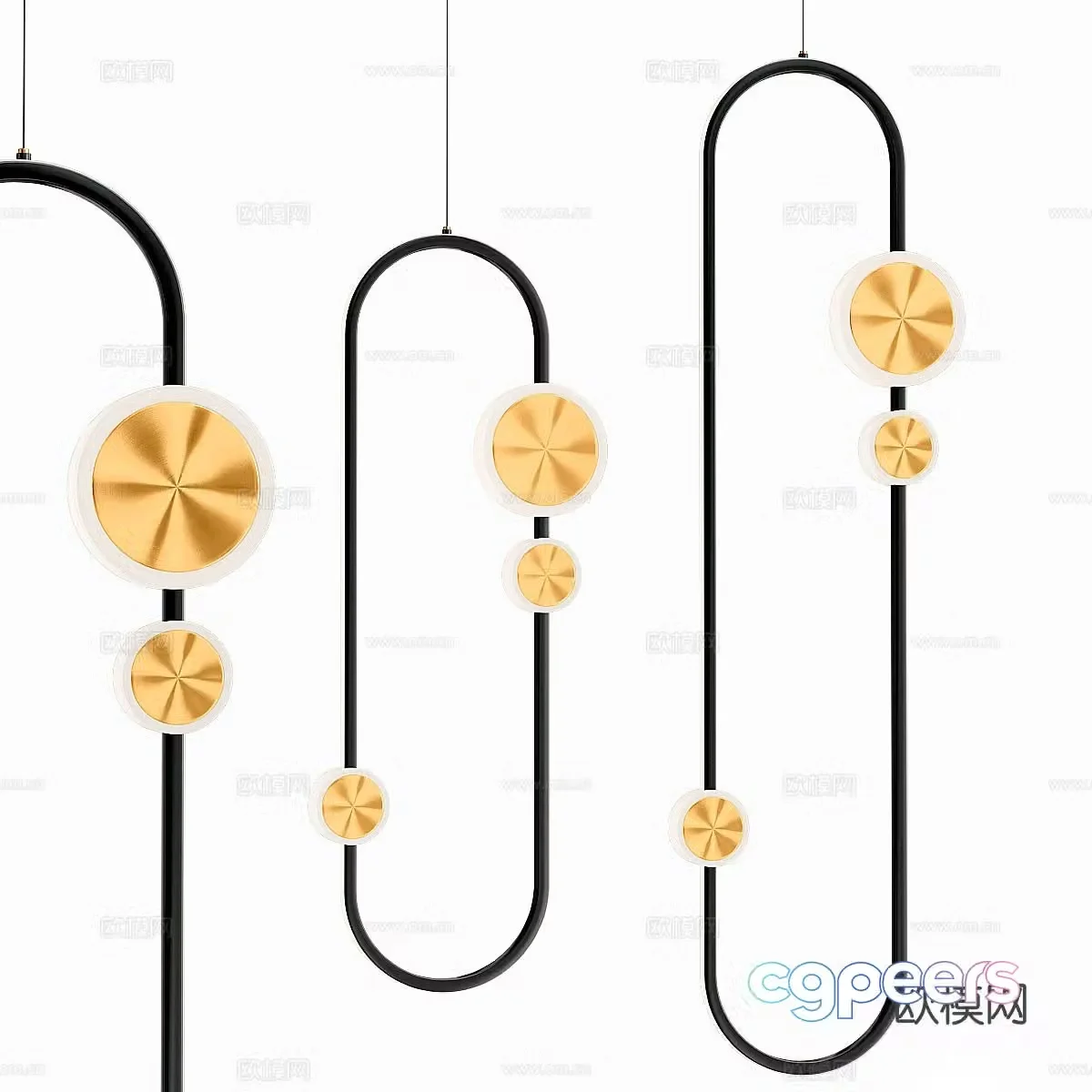 Creative chandelier art chandelier 3d model