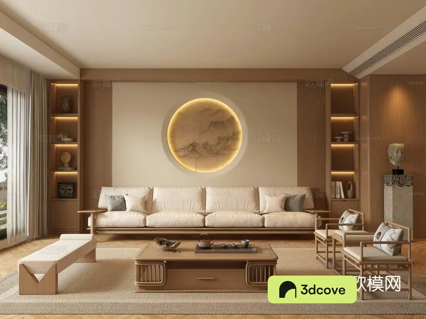 New Chinese style living room